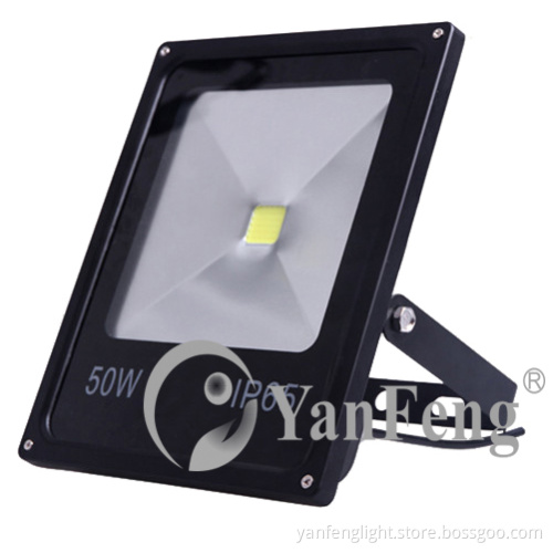 50W IP65 Slim/Thin LED Flood Light Black, Project Light for Outdoor Lighting, LED Reflector with CE&RoHS